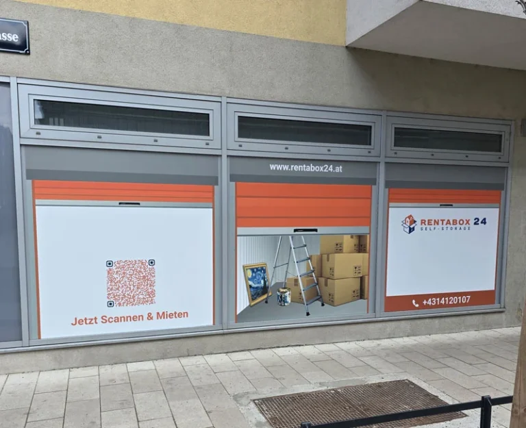 Schaufensterwerbung